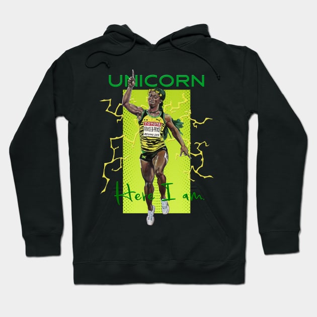 I am UNICORN Hoodie by keshanDSTR